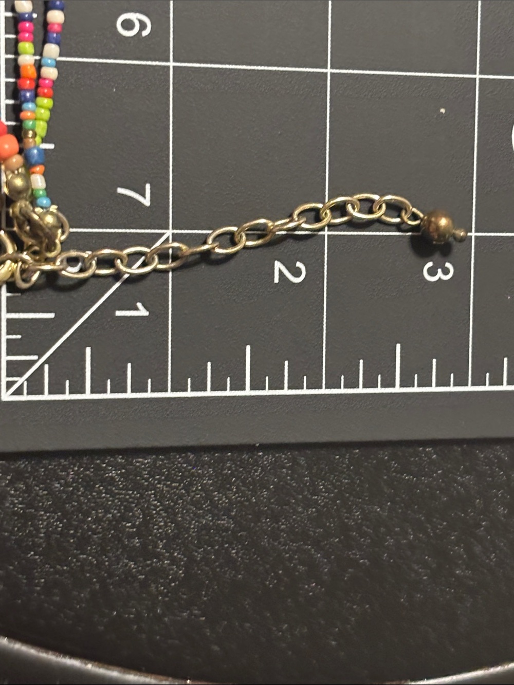 Chico's Multicolor Seed-Bead Tassel Necklace with Gem Pendant - Picture 12 of 16